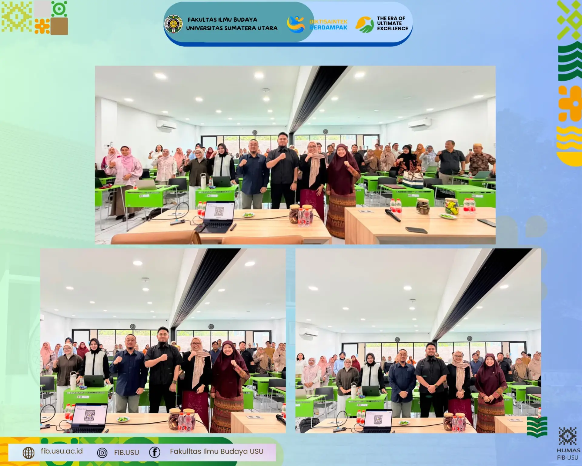 FIB USU Selenggarakan Workshop Dasar Penggunaan Learning Management System (LMS) bagi Dosen